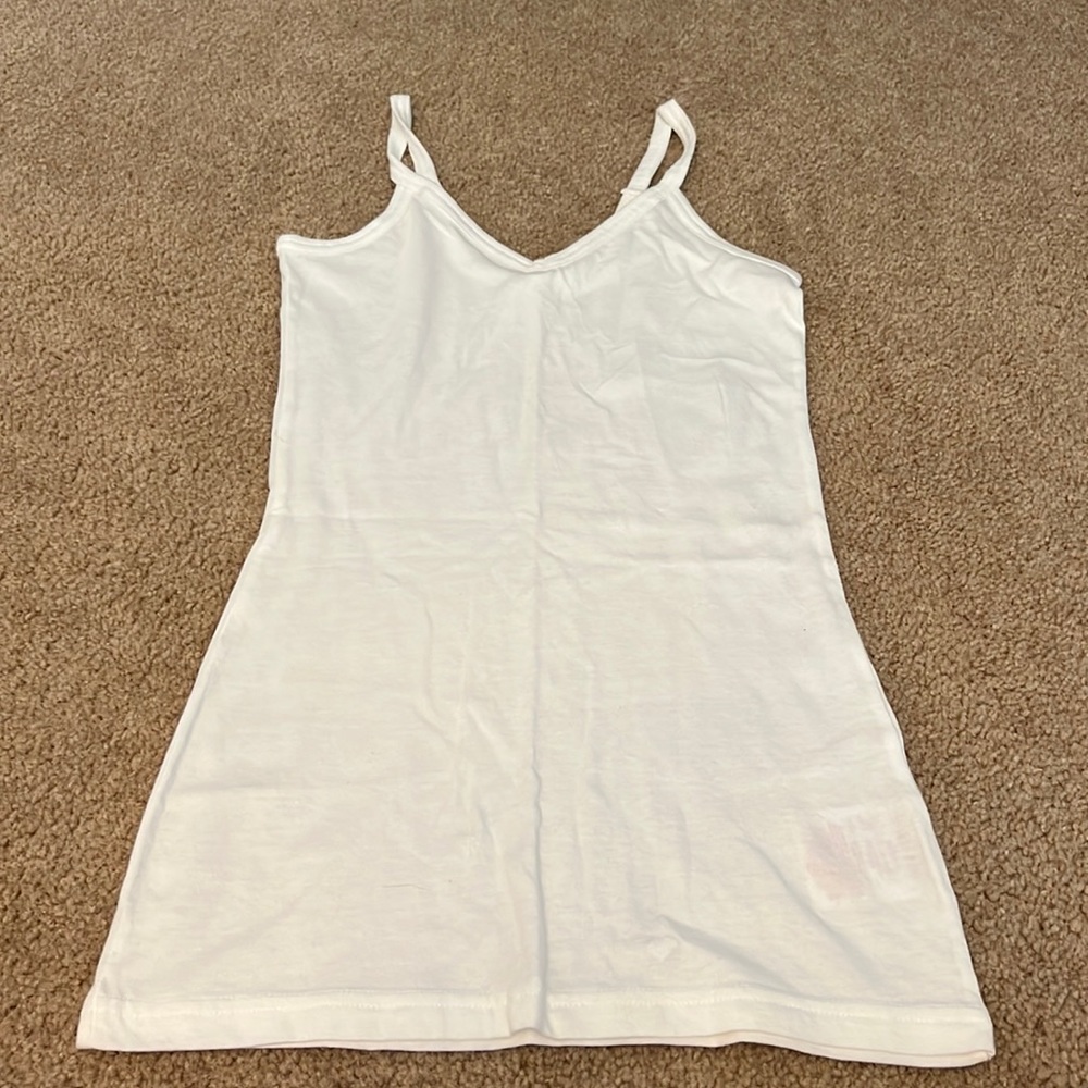 no boundaries white tank top